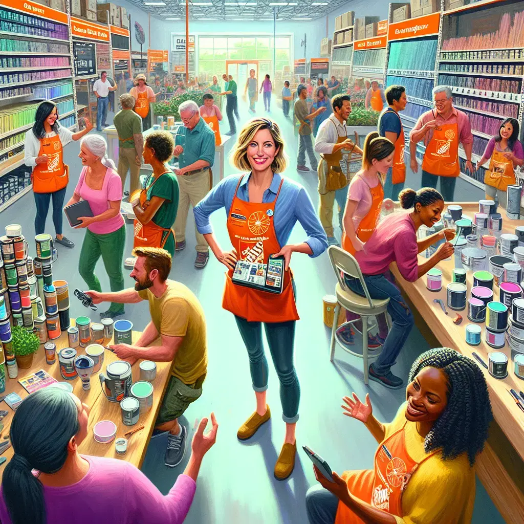 Image that represents the author Clara Mitchell, a renowned blogger specializing in Home Depot