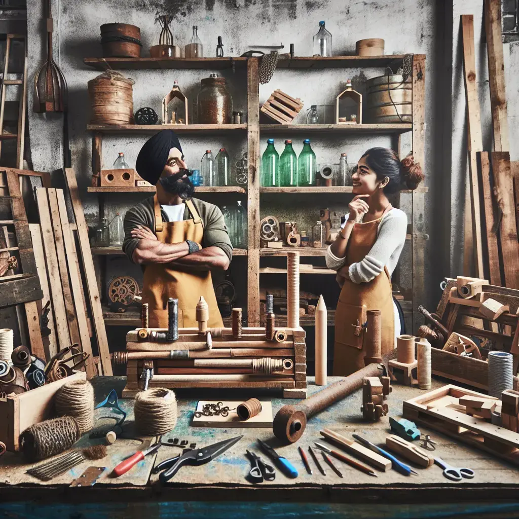 Sustainable DIY projects using Home Depot materials